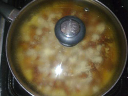 پیتزا املت,طرز تهیه پیتزا املت گل کلم